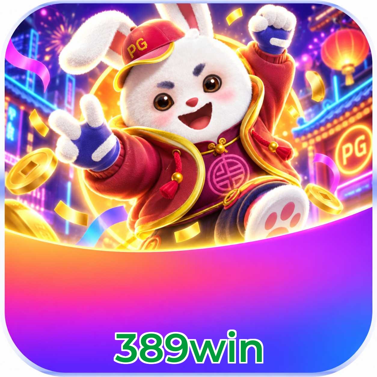 Interface de jogos na 389win incluindo Plushie Frenzy